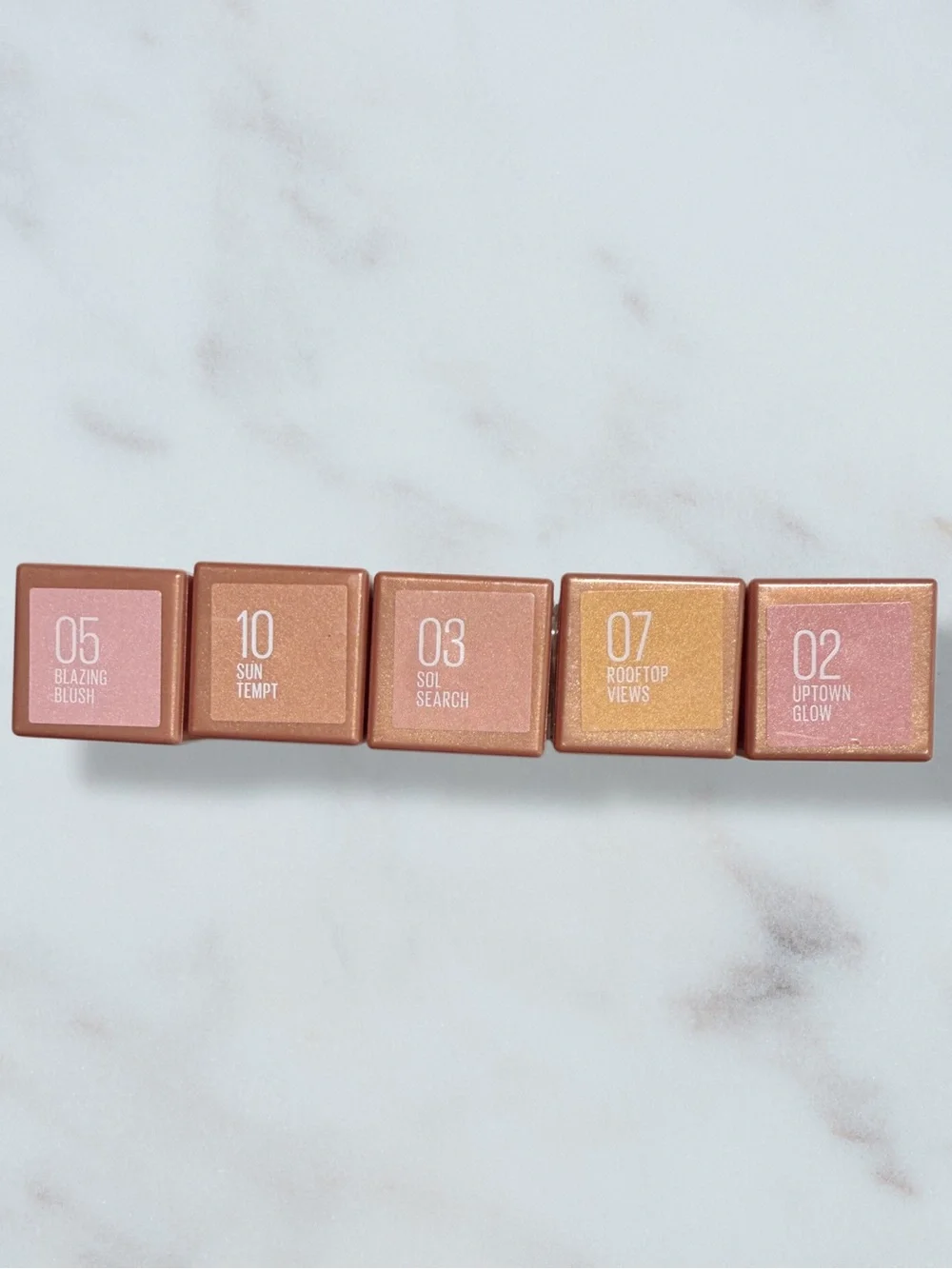 Maybelline Nudes Liquid Blush Set Of 5 (UNOPENED)
